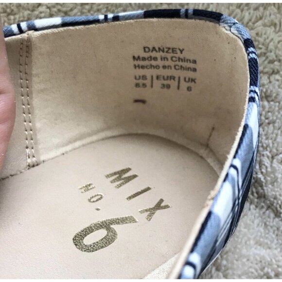 NWOT Mixed No. 6 Danzey Mixed Print Ballet Style Shoe Wm Size 8.5 - Picture 4 of 8